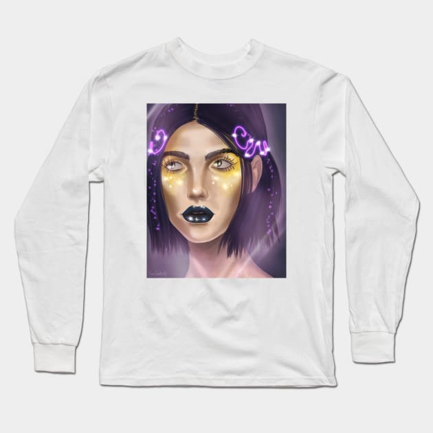 purple haze Long Sleeve T-Shirt by SosiCreatesArt